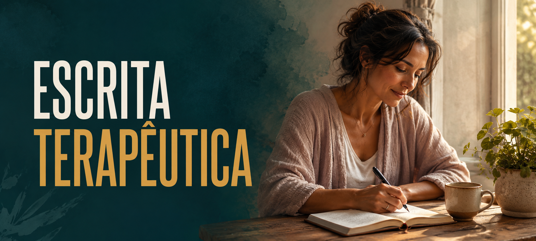 Capa do curso Escrita terapêutica