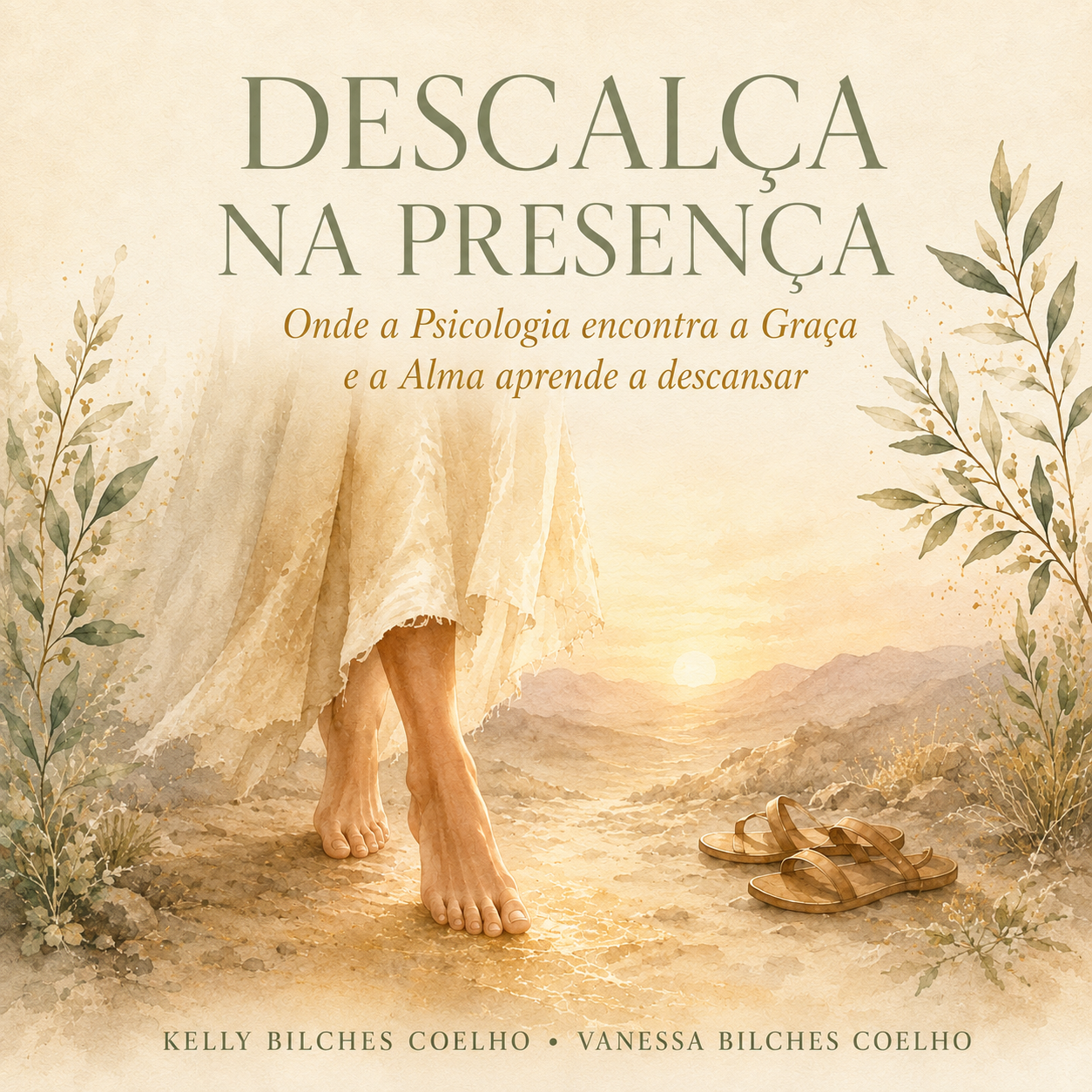Capa do livro Descalça na Presença